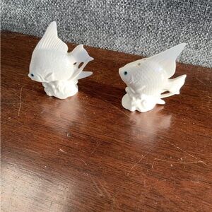Vintage Giftcraft Bone China Japan Tropical Fish Salt and Pepper Shakers